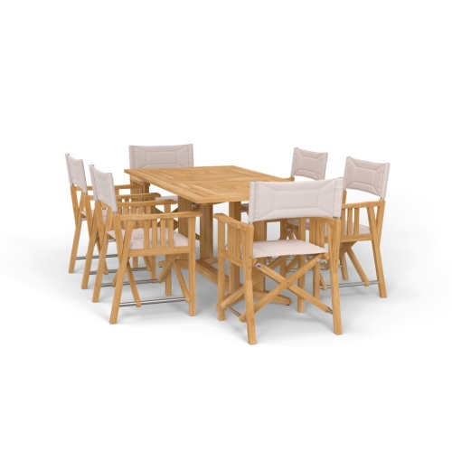 7 pc Pyramid Director Rectangular Dining Set - Picture E