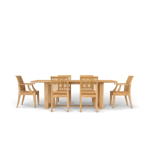 7 pc Horizon Rectangular Dining Set - Picture G