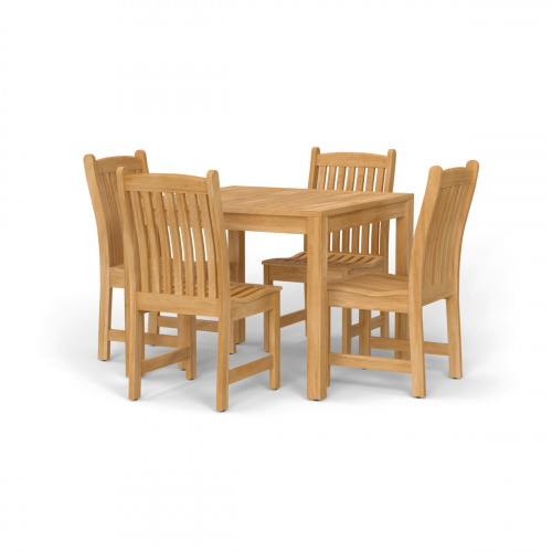 5pc Square Veranda Set Westminster Teak Outdoor Furniture