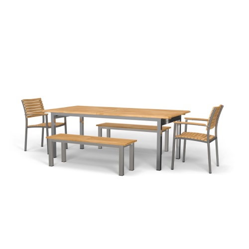 Vogue Bench & Dining Chair Set - Picture A