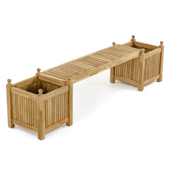 Single Planter Bench Set