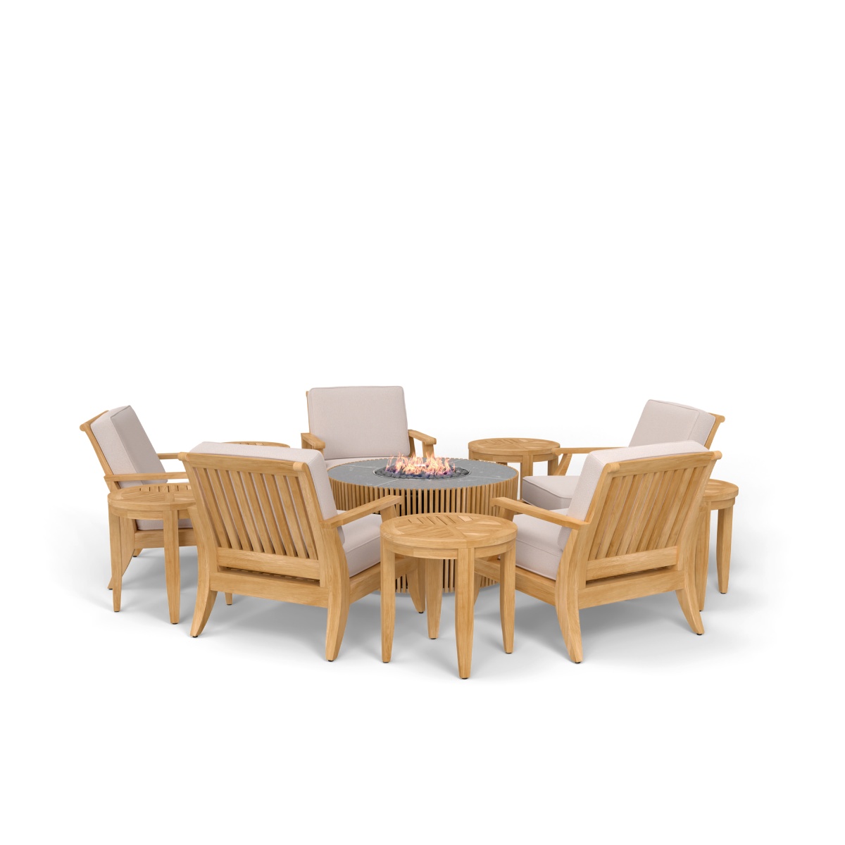 11 pc Agora Fire Table Laguna Set