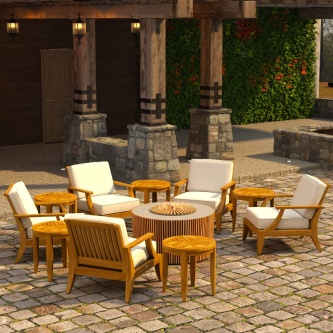 11 pc Agora Fire Table Laguna Set