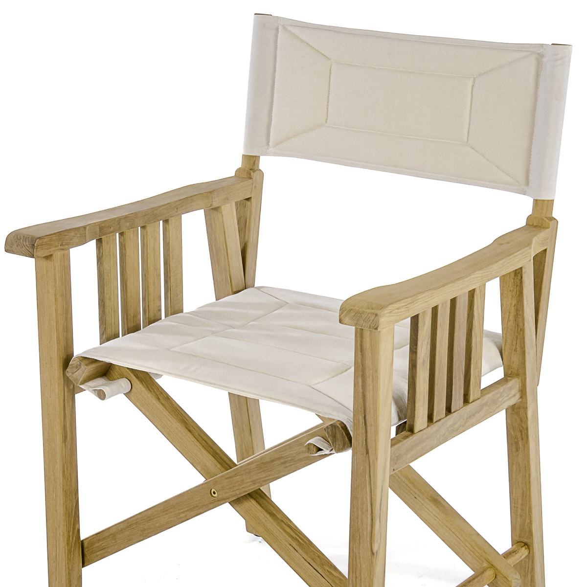 Director Chair Fabric Liso Marfil Westminster Teak