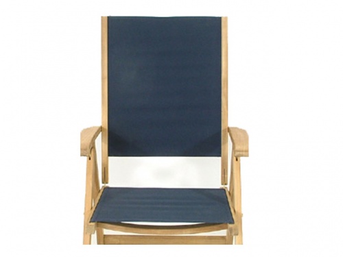 12580 Recliner Fabric Navy Blue - Picture A