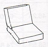 DS703 2 pc Seat & Back Set Cushions - Picture A