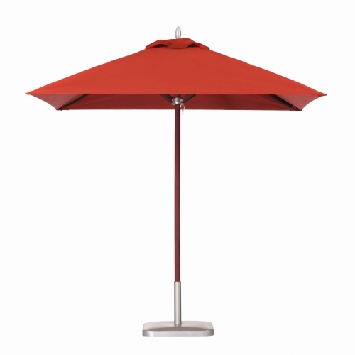 7ft Square Mahogany Umbrella - Picture A