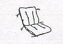 Chair Cushion Channeled - Picture A