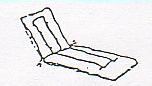 WI509 Chaise Euro Cushion 23W X 80L - Picture A