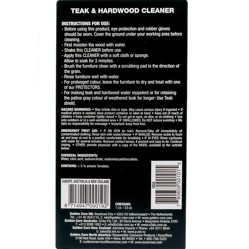 alt="30104 Golden Care 3 in one care kit label instructions on back of box on white background"