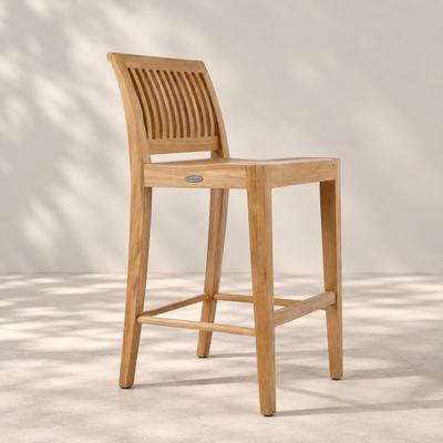 Laguna Side Teak Barstool