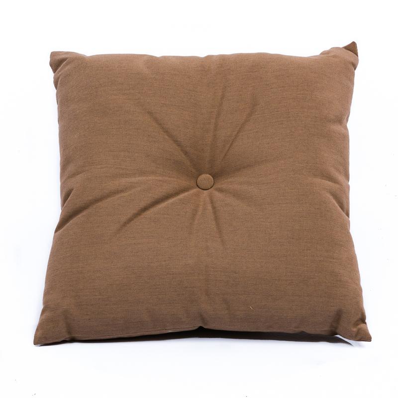 alt="71000MTO Solid Color Throw Pillow heather beige top view on white background"