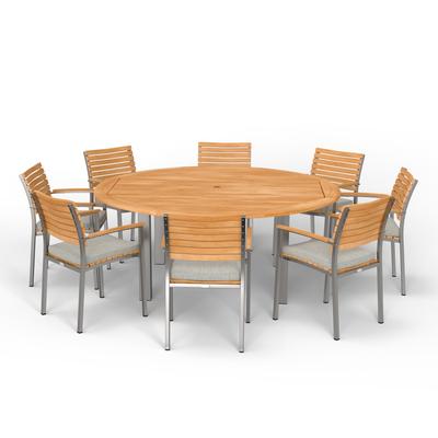 9 pc Round Vogue Dining Set