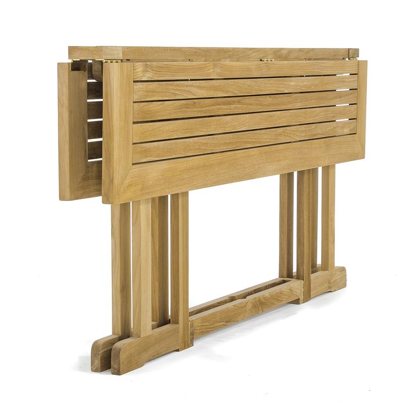 alt="70475 Surf Nevis folding table angled view with both leaves down on white background"