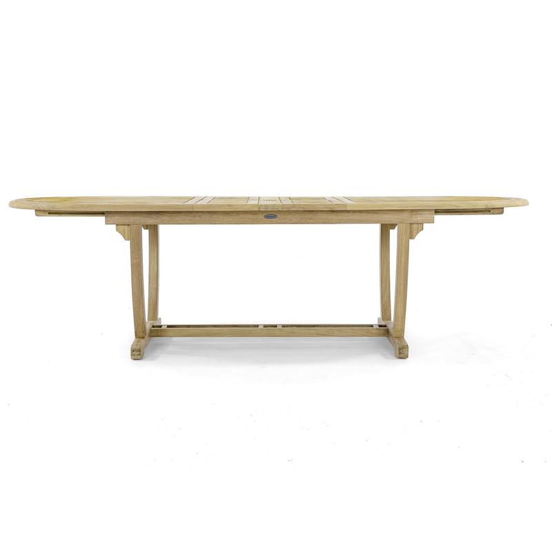 alt="9 pc Montserrat Oval Teak Dining Set - Picture K"