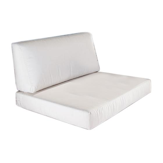 73104MTO Malaga Left Side Sofa Cushion side angled view on white background