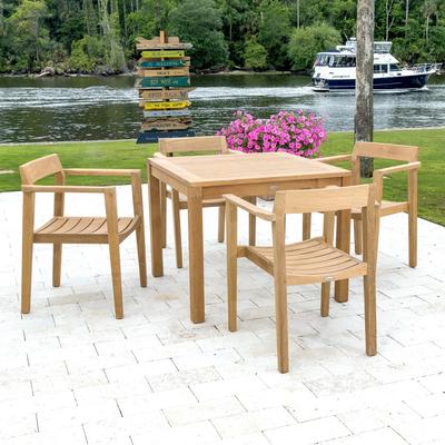 Horizon 5 pc Teak Cafe Set