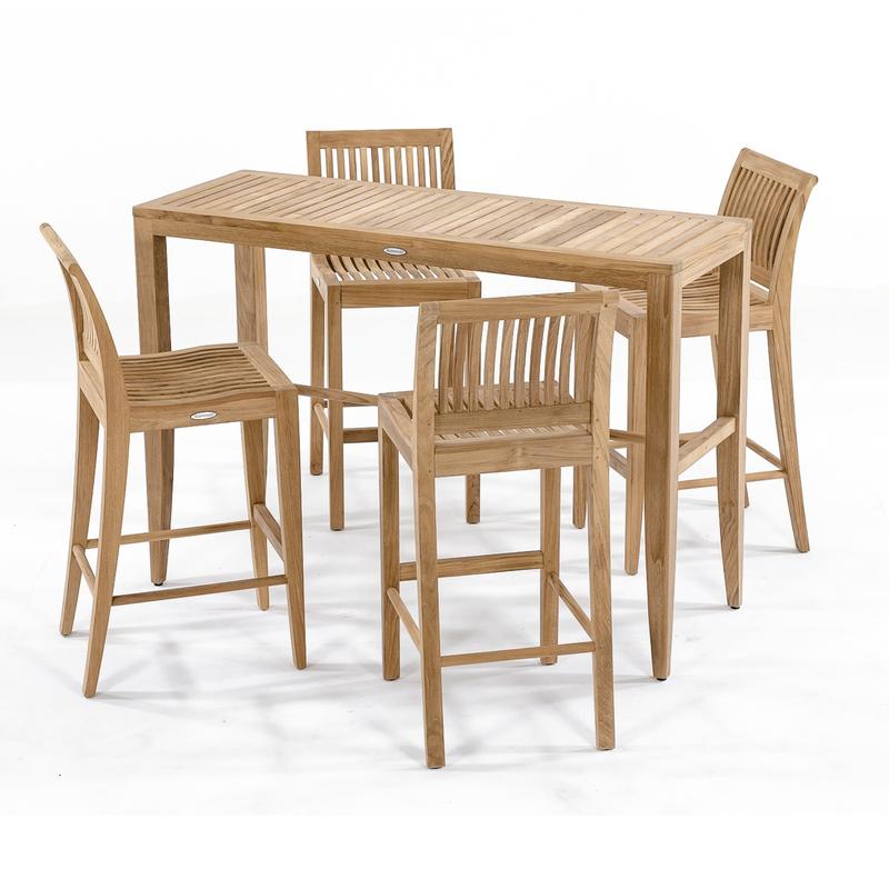 alt="70500 Laguna 5 pc Rectangular Bar Set angled view on white background"