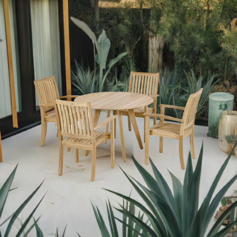 alt="5 piece Sussex Surf Dining Set - Picture A"