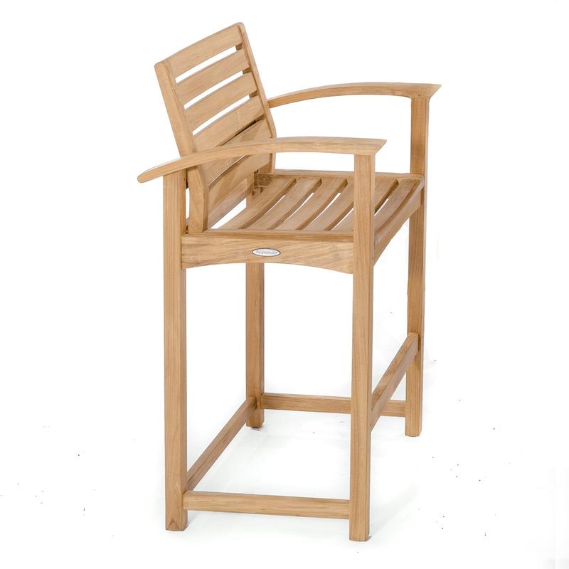 alt="70249 Somerset barstool with armrests side view on white background"