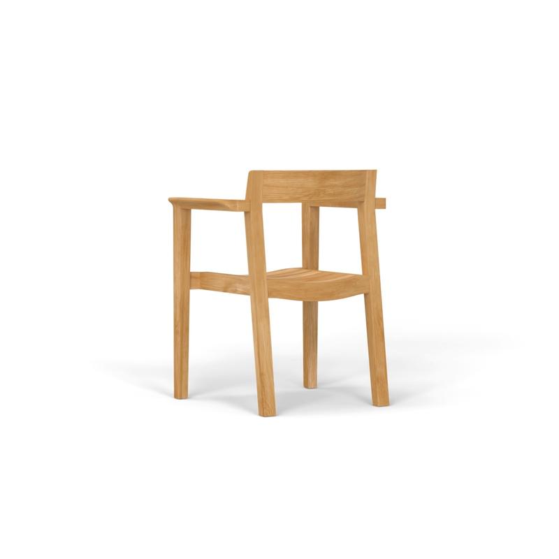 alt="Horizon Teak Dining Armchair - Picture D"