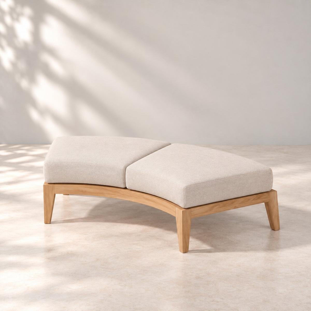 Kafelonia Backless Sectional Sofa Bench — picture A
