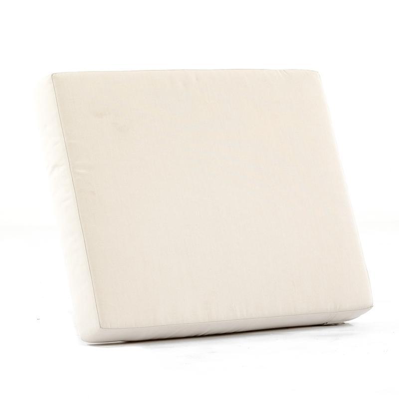 alt="31001dp Malaga collection armchair canvas colored seat cushion on white background"