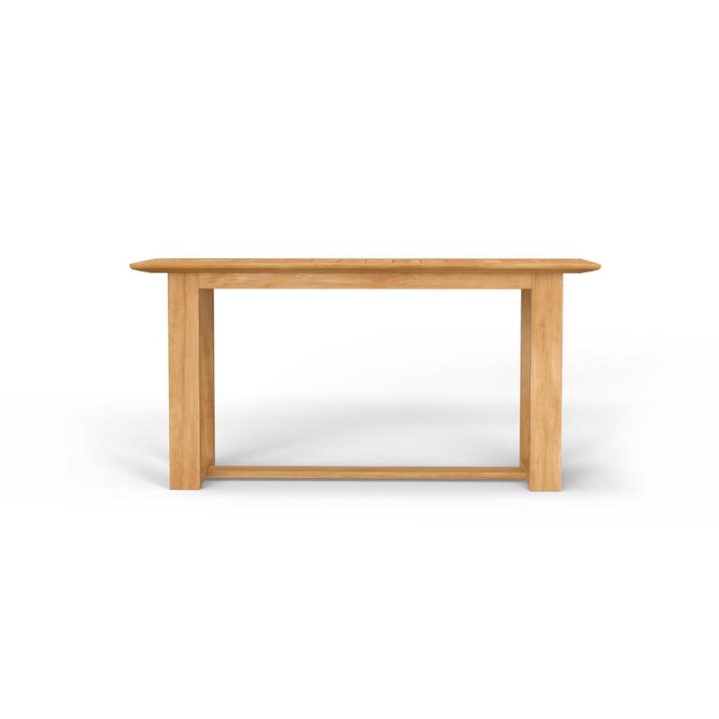 alt="Horizon Rectangular Teak Console & Sofa Table - Picture D"