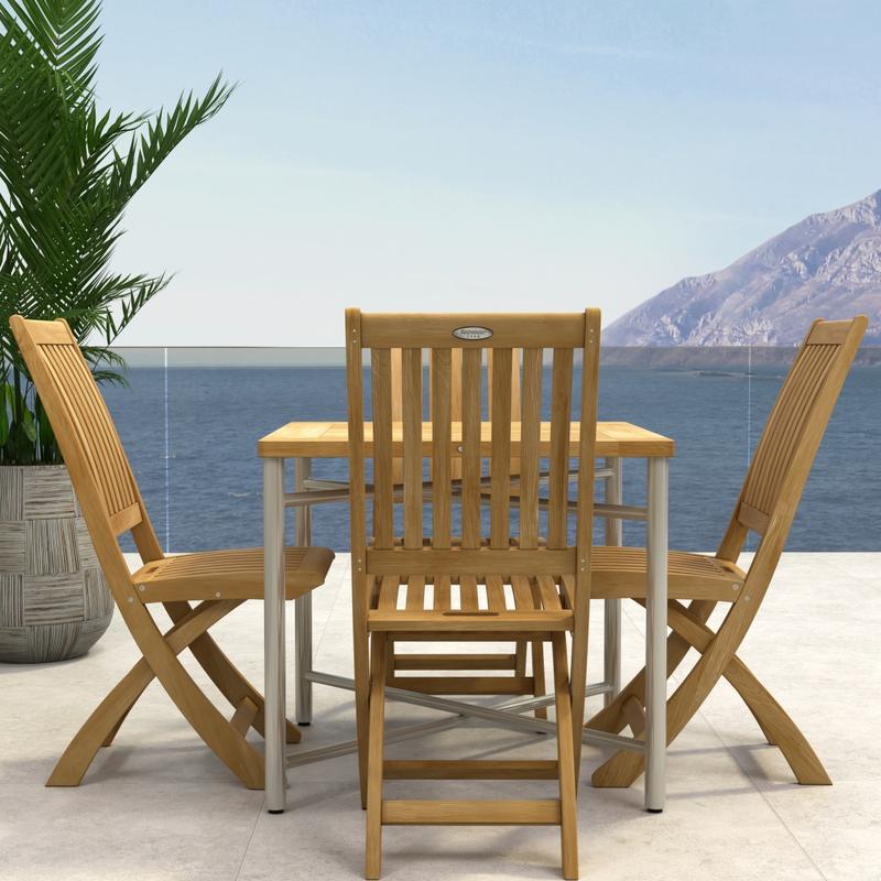 alt="Odyssey Square Barbuda Teak Dining Set - Picture C"