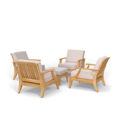 Laguna Chair & Ottoman Set for 4