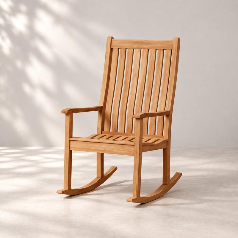 alt="Veranda Teak Rocking Chair - Picture A"