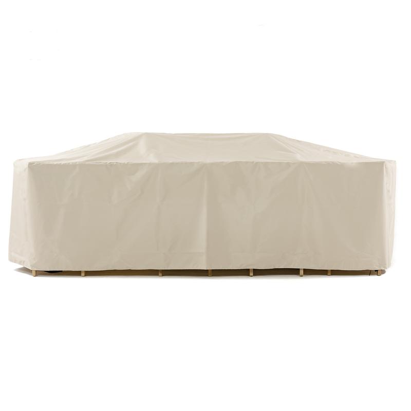 alt="60017 Dining Set Cover side view for product 70017 Grand Veranda 13 piece Dining Set on white background"