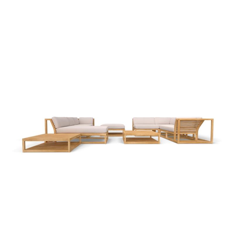 alt="70529 Maya 8pc Lounge Set in angled front view on white background"