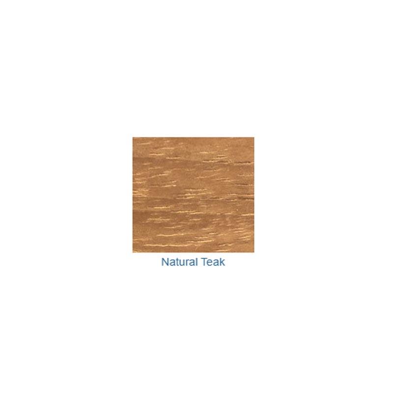 NTSAMPLE Natural Teak Sample on white background