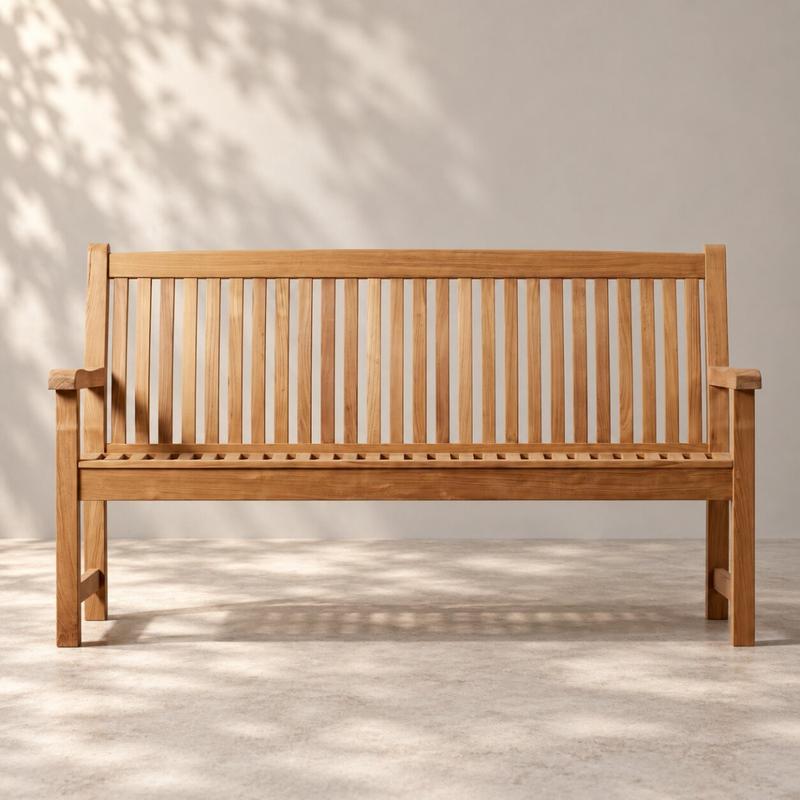 alt="5 ft Veranda Teak Bench - Picture A"