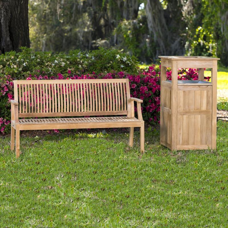 alt="5 ft Laguna Teak Bench - Picture M"