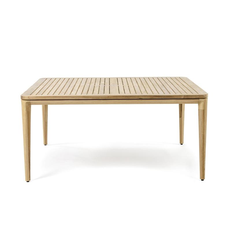 alt="Veranda 5 Foot Square Teak Outdoor Dining Table - Picture B"