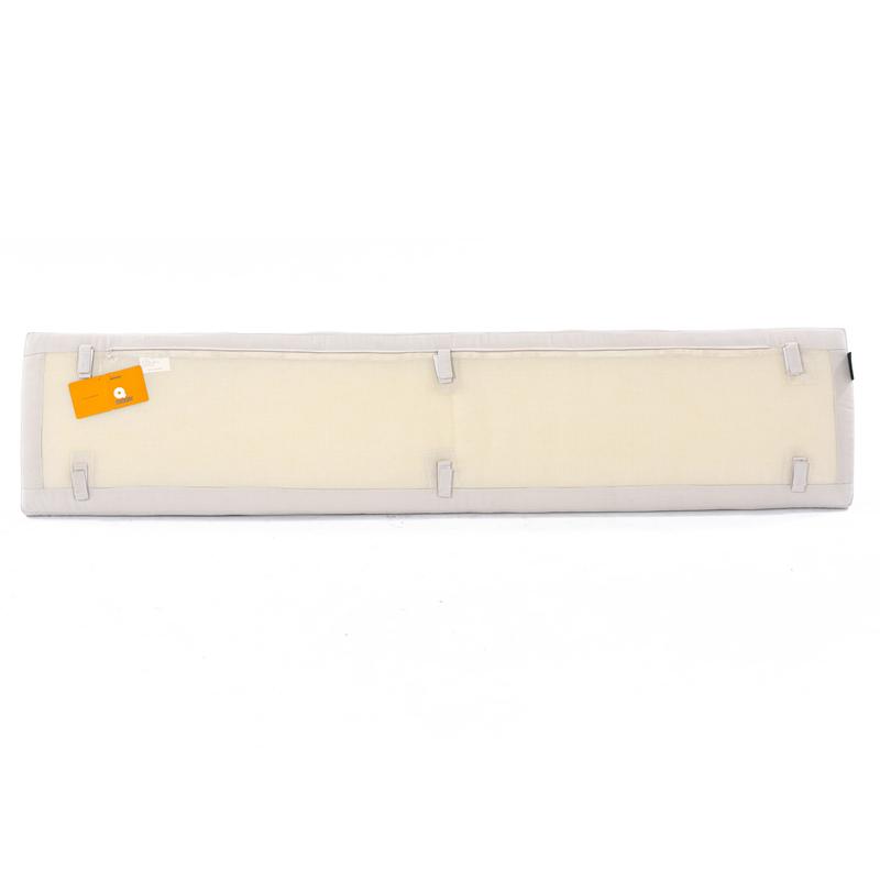 alt="image of 73200MTO Vogue Bench Cushion 5 foot canvas color bottom view on white background"