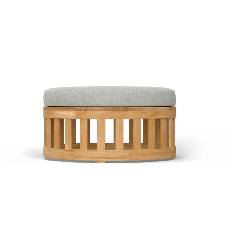 alt="14171DP Kafelonia 36 inch Ottoman in side view on a white background"