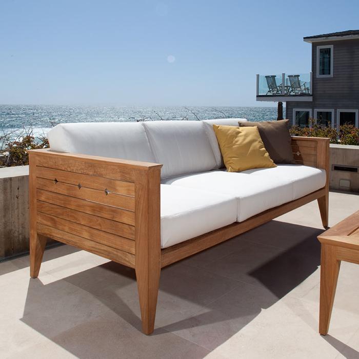 alt="Craftsman Teak Furniture Sofa"