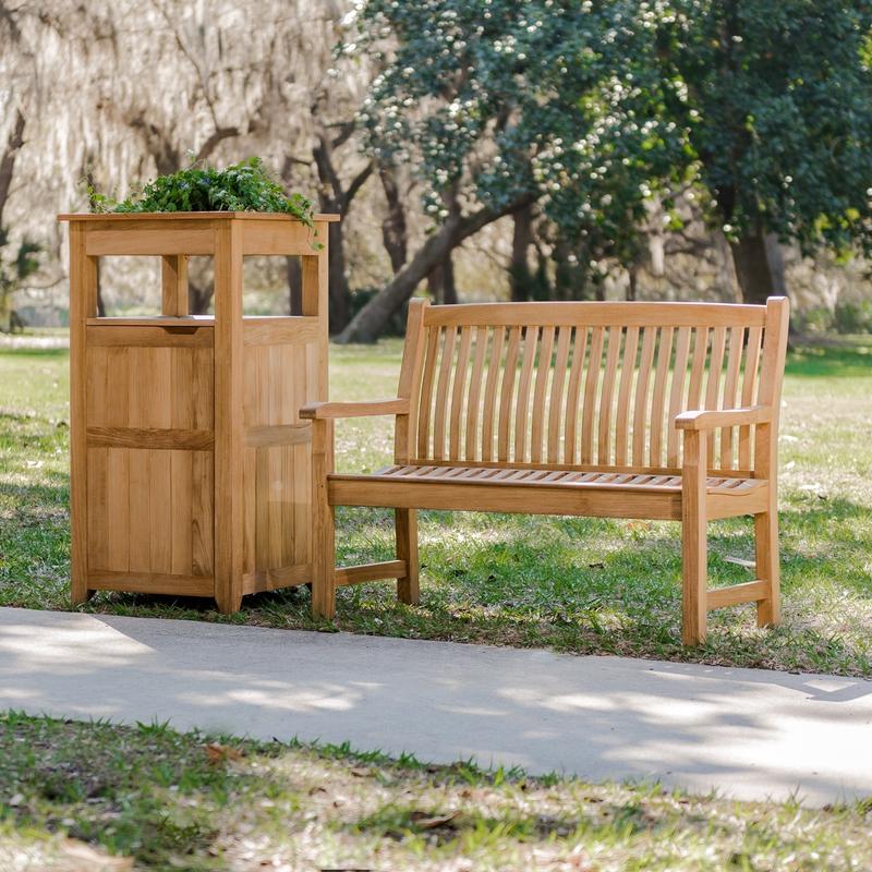 alt="18167 palazzo three receptacle on grass field with walkway in front with trees in background"