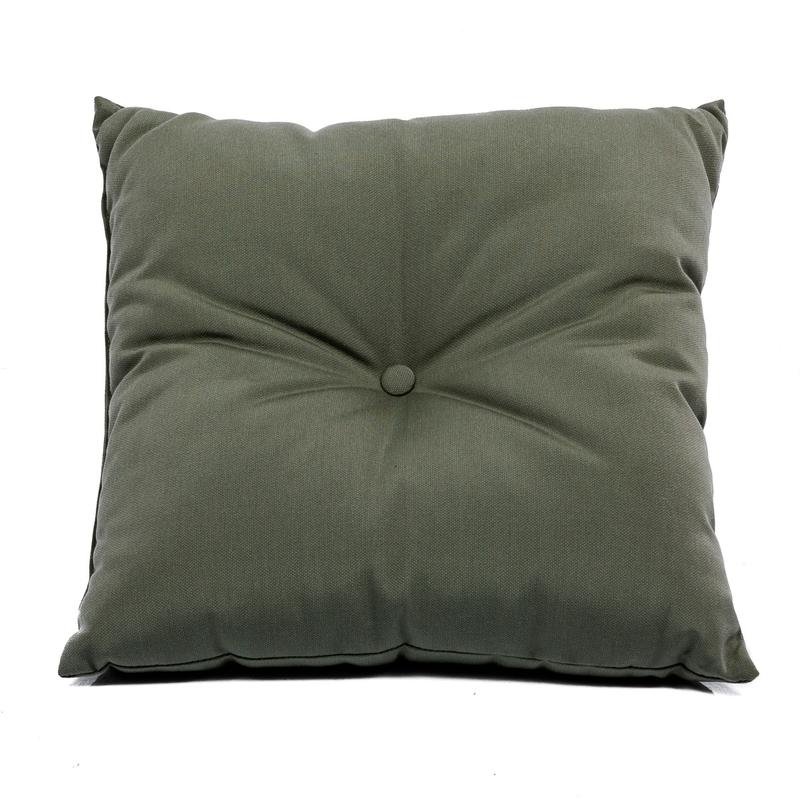 alt=" 71000MTO Solid Color Throw Pillow in stone green color top view on white background"