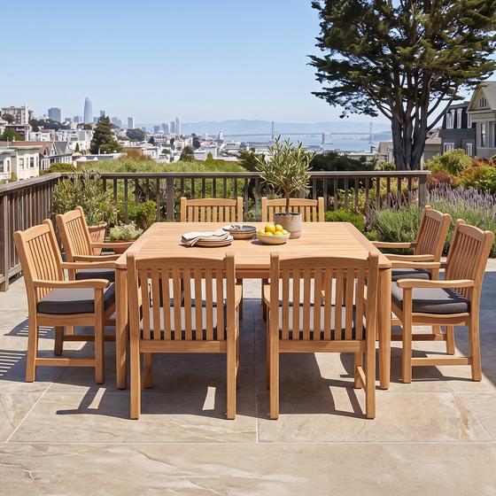 9 pc Veranda Square Dining Set