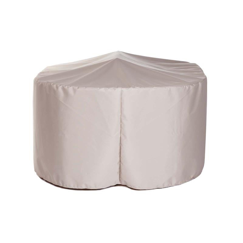 alt="60568 Dining Set Cover for 70568 Vogue 5 piece Dining Set end view on white background"