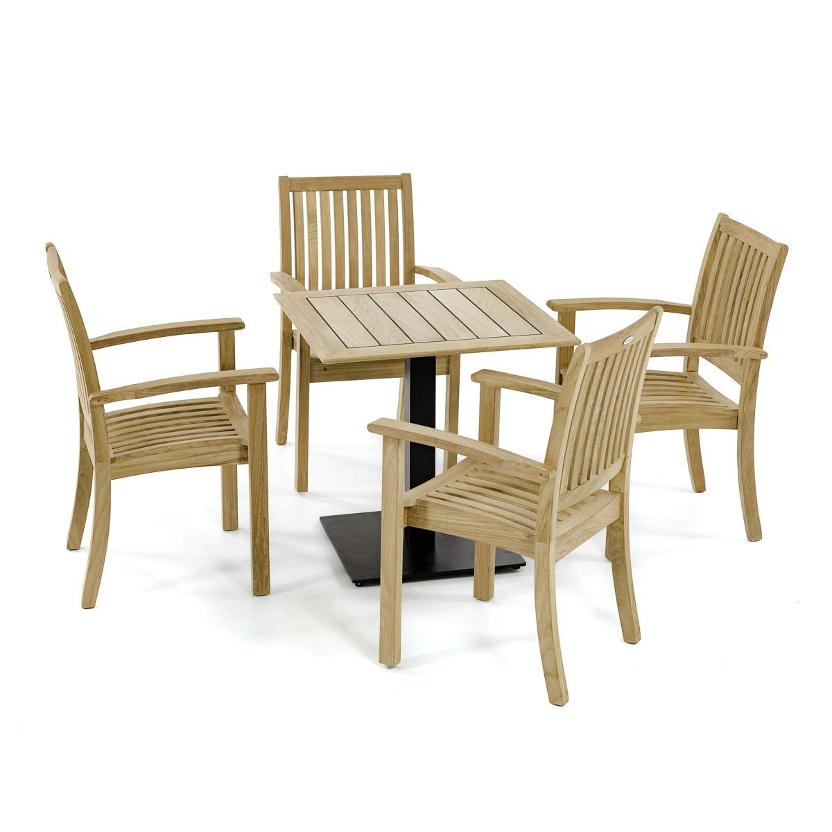 5 pc Sussex Teak Restaurant Set — picture A