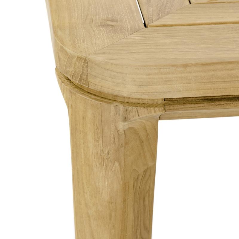 alt="70896 Veranda Sussex square table closeup of leg on white background"