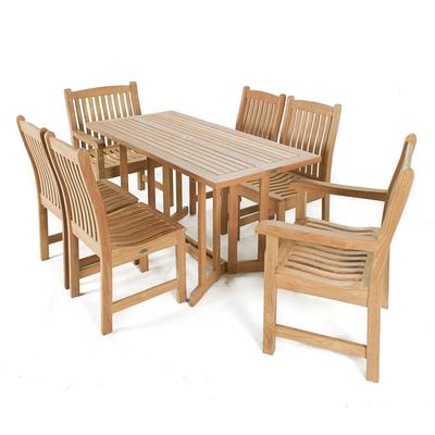 7 pc Nevis Veranda Teak Dining Set