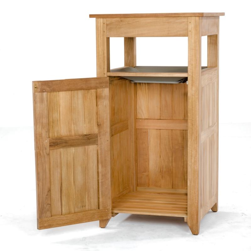 alt="18167 palazzo three receptacle angled side view with open door on white background"
