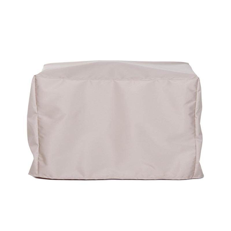 alt="67112 Somerset Bar Cover for 17112 Somerset Teak Bar side view on white background "