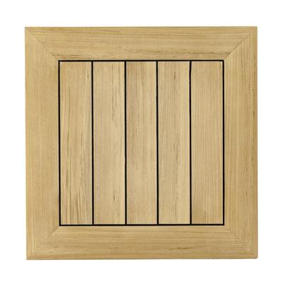 Vogue 24x24 inch Table Top Black Base Combo